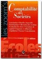 Couverture du livre « Comptabilité des sociétés (5e édition) » de Grandguillot Beatric aux éditions Gualino