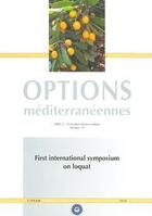 Couverture du livre « First international symposium on loquat options mediterraneennes serie 4 n 58 2003 (édition 2003) » de Llacer aux éditions Ciheam