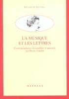 Couverture du livre « Musique et les lettres » de Severac aux éditions Mardaga Pierre