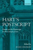 Couverture du livre « Hart's Postscript: Essays on the Postscript to `The Concept of Law » de Jules L Coleman aux éditions Oup Oxford