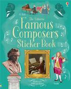 Couverture du livre « Famous composers sticker book » de Anthony Marks aux éditions Usborne