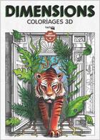 Couverture du livre « Art thérapie : dimensions : coloriages 3D » de Francois Gautier aux éditions Hachette Heroes