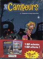 Couverture du livre « Les campeurs Tome 4 : campeurs et sans reproche » de Eric Maltaite et Veerle Swinnen et Dugomier aux éditions Bamboo