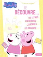 Couverture du livre « Peppa pig - je decouvre : les lettres, les chiffres, les formes, les couleurs » de  aux éditions Hachette Jeunesse