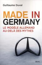 Couverture du livre « Made in Germany ; le 