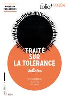 Couverture du livre « Traité sur la tolérance » de Voltaire aux éditions Folio