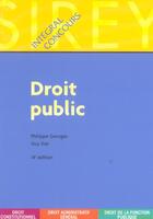 Couverture du livre « Droit Public » de Guy Siat et Philippe Georges aux éditions Sirey