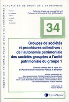 Couverture du livre « Groupes de sociétés et procédures collectives » de  aux éditions Lexisnexis