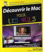 Couverture du livre « Découvrir le mac (2e édition) » de Pogue David aux éditions First Interactive