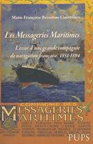 Couverture du livre « Messageries maritimes » de Berneron Couven aux éditions Sorbonne Universite Presses