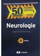 Couverture du livre « Neurologie » de Baptiste Coustet et Benjamin Bajer et Nathalie Patte et Katia Youssov aux éditions Estem