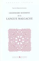 Couverture du livre « Grammaire moderne de la langue malgache » de Rajaonarimanana N. aux éditions Asiatheque