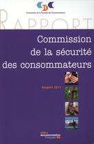 Couverture du livre « Rapport 2012 de la Commission de la sécurté des consommateurs » de  aux éditions Documentation Francaise