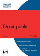 Couverture du livre « Droit public ; manuel, intégral concours (édition 2011) » de Guy Siat et Philippe Georges aux éditions Sirey