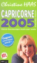 Couverture du livre « Capricorne 2005 » de Christine Haas aux éditions Hors Collection