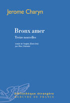 Couverture du livre « Bronx amer » de Jerome Charyn aux éditions Mercure De France