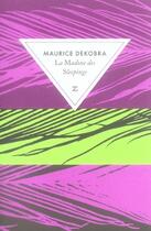 Couverture du livre « La madone des sleepings » de Maurice Dekobra aux éditions Zulma