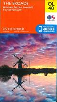 Couverture du livre « The broads » de  aux éditions Ordnance Survey