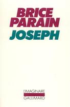 Couverture du livre « Joseph » de Brice Parain aux éditions Gallimard