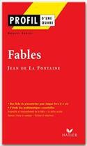 Couverture du livre « Fables de Jean de la Fontaine t.1 » de Hubert Curial aux éditions Hatier