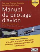 Couverture du livre « Manuel de pilotage d'avion (5e édition) » de  aux éditions Maxima