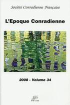 Couverture du livre « L'époque conradienne t.34 » de  aux éditions Pu De Limoges