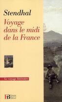 Couverture du livre « Voyage dans le midi de la France » de Stendhal aux éditions Les Peregrines
