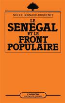 Couverture du livre « Le Sénégal et le Front Populaire » de  aux éditions L'harmattan