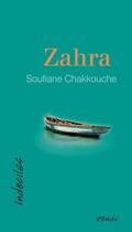 Couverture du livre « Zahra » de Soufiane Chakkouche aux éditions David