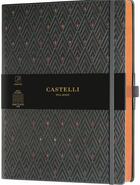 Couverture du livre « Carnet c&g très grand format ligné diamant copper » de  aux éditions Castelli Milano