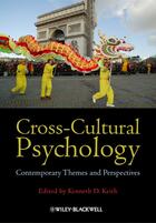 Couverture du livre « Cross-Cultural Psychology » de Kenneth D. Keith aux éditions Wiley-blackwell