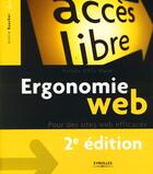Couverture du livre « Ergonomie web ; pour des sites web efficaces (2e édition) » de Amelie Boucher aux éditions Eyrolles