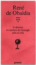 Couverture du livre « Théâtre T04 » de Obaldia Rene aux éditions Grasset