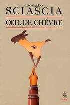 Couverture du livre « L'oeil de chevre » de Sciascia-L aux éditions Le Livre De Poche