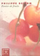 Couverture du livre « Panier de fruits » de Philippe Delerm aux éditions Rocher