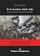 Couverture du livre « Et le bunker était vide » de Fabrice Bouthillon aux éditions Hermann