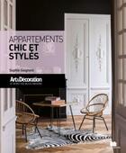 Couverture du livre « Appartements chic et styles » de Sophie Giagnoni aux éditions Massin