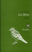 Couverture du livre « Les bêtes » de Federigo Tozzi aux éditions Corti