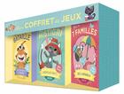 Couverture du livre « Mon coffret de jeux - 7 familles, mistigri et bataille ! » de Miriam Bos / Amy Bla aux éditions Philippe Auzou