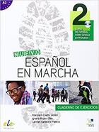 Couverture du livre « Nuevo espanol marcha 2 ejer+cd a2 » de  aux éditions Sgel