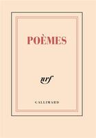 Couverture du livre « Carnet poche ligne poemes (papeterie) » de  aux éditions Gallimard