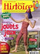 Couverture du livre « Histoire junior n 69 le jeux a travers les siecles decembre 2017 » de  aux éditions Histoire Junior