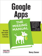 Couverture du livre « Google Apps: The Missing Manual » de Nancy Conner aux éditions O'reilly Media