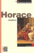 Couverture du livre « Horace » de Pierre Corneille aux éditions Bordas