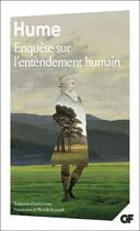 Couverture du livre « Enquête sur l'entendement humain » de David Hume aux éditions Flammarion