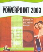 Couverture du livre « Powerpoint 2003 » de  aux éditions Eni
