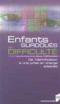 Couverture du livre « Enfants surdoués en difficulté : De l'identification à une prise en charge adaptée » de Pur aux éditions Pu De Rennes