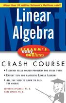 Couverture du livre « Schaum's easy outline of linear algebra » de Lipschutz Seymour aux éditions Mcgraw-hill Education