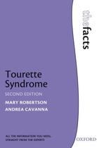 Couverture du livre « Tourette Syndrome » de Cavanna Andrea aux éditions Oup Oxford