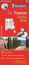 Couverture du livre « Carte nationale 709 france sud-est 2018 » de Collectif Michelin aux éditions Michelin